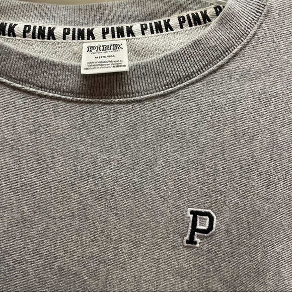 Pink Synch Grey Crewneck Sweatshirt - Picture 2 of 4